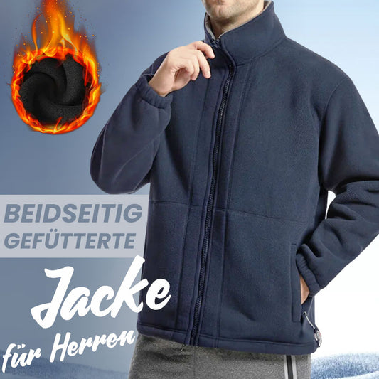 🔥Kostenloser Versand - Herrenjacke mit doppelseitigem Fleece (70% Rabatt)