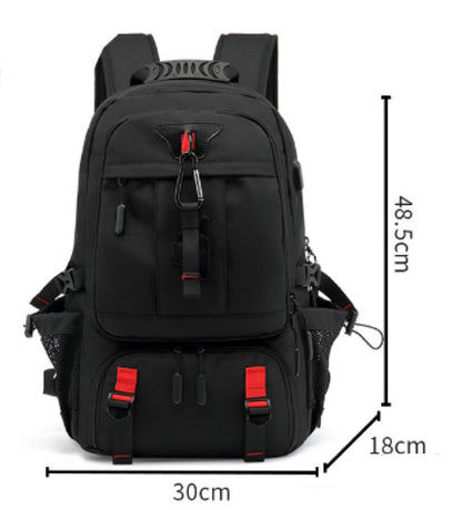 🔥🔥Erweiterbarer multifunktionaler Outdoor-Rucksack mit großem Fassungsvermögen