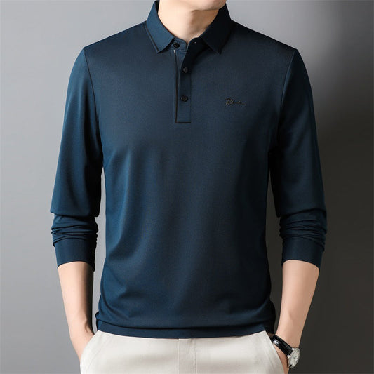 🔥Bestseller im Sommer✨Langärmliges POLO-Shirt für Herren, Herbst-Business-Top（62% Rabatt）